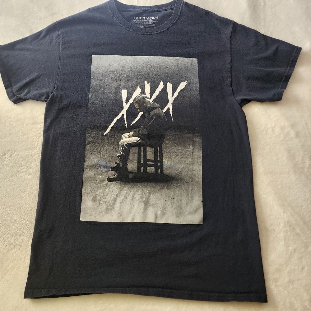 XXX Tentacion Black Graphic Tshirt Size Medium